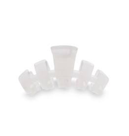 TELETIES Classic Coconut White Tiny Hair Clip