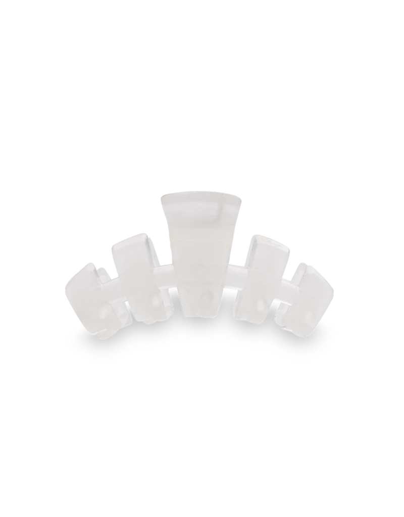 TELETIES Classic Coconut White Tiny Hair Clip