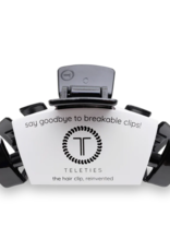 TELETIES Classic Jet Black Large Hair Clip