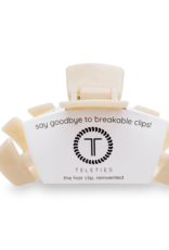 TELETIES Classic Almond Beige Large Hair Clip