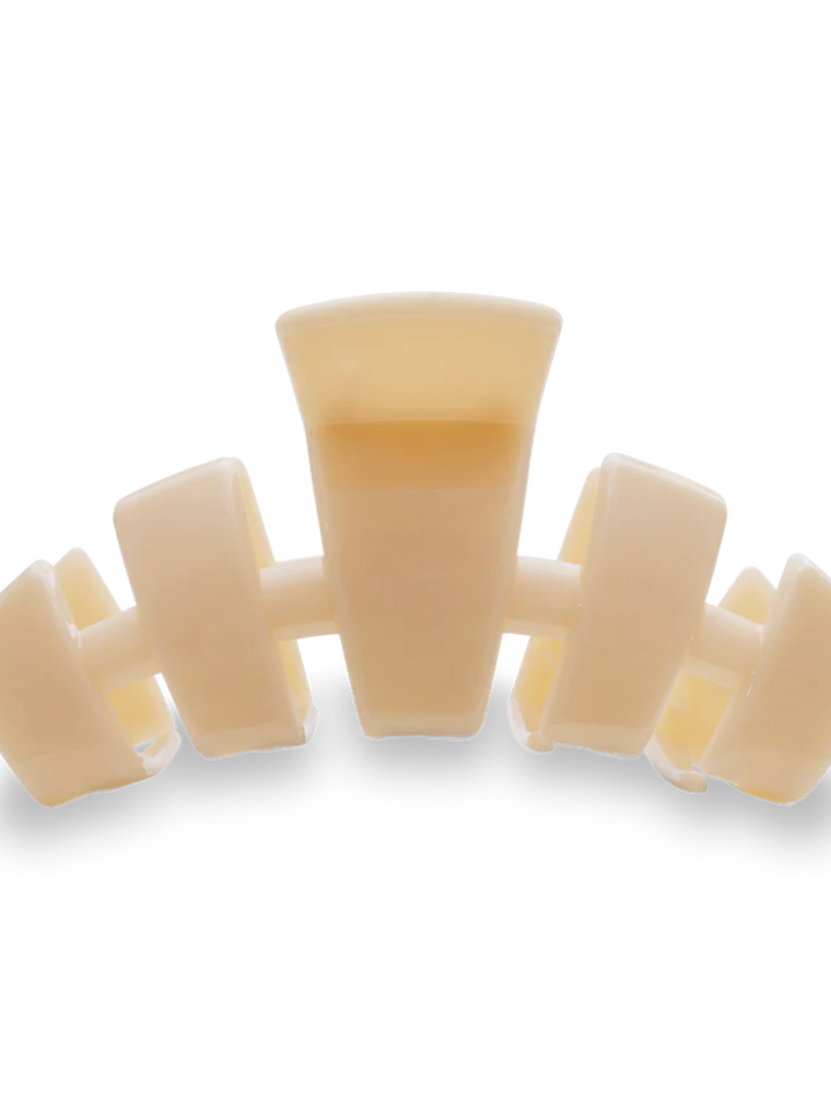 TELETIES Classic Almond Beige Large Hair Clip
