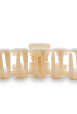 TELETIES Classic Almond Beige Large Hair Clip