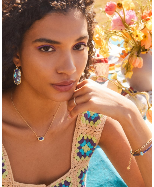Kendra Scott Elisa Gold Pendant 