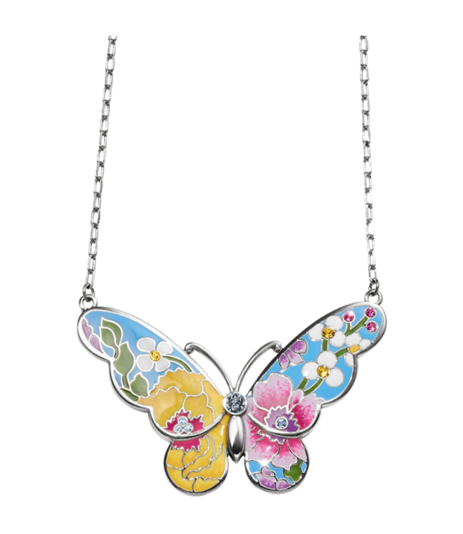 Blossom Hill Garden Butterfly Necklace