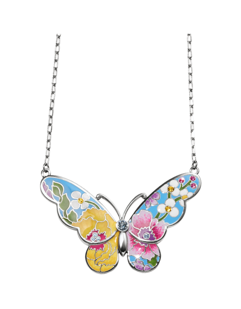 BRIGHTON Blossom Hill Garden Butterfly Necklace