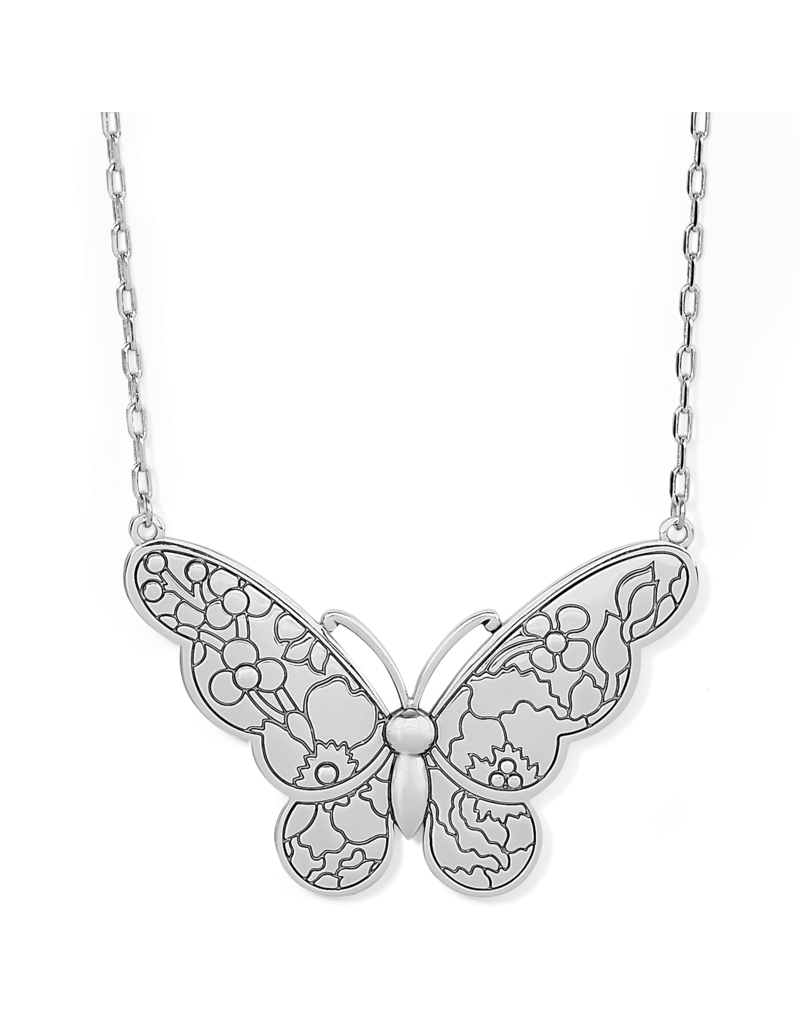 BRIGHTON Blossom Hill Garden Butterfly Necklace