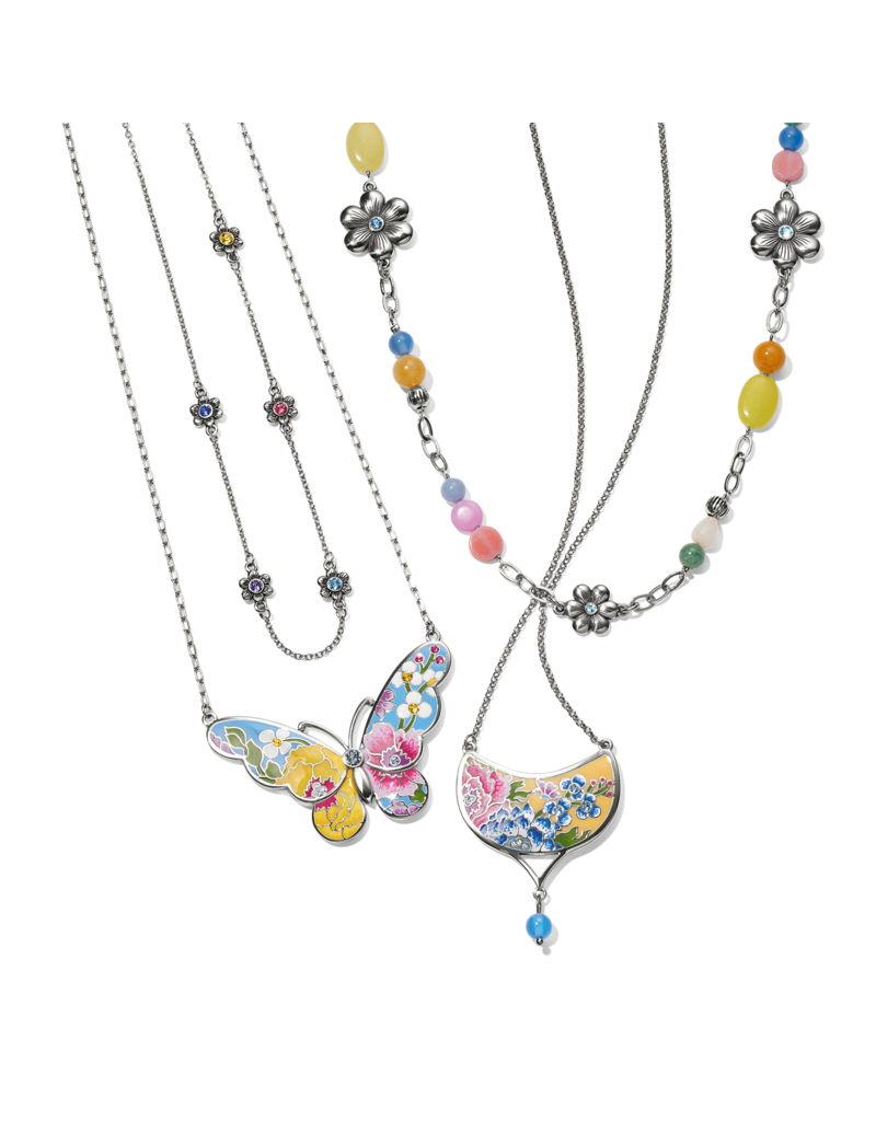 BRIGHTON Blossom Hill Garden Butterfly Necklace