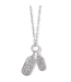 Contempo Token Tag Charm Necklace