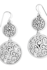 BRIGHTON Contempo Medallion Duo French Wire Earrings