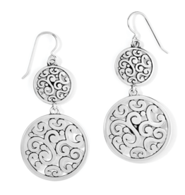 BRIGHTON Contempo Medallion Duo French Wire Earrings