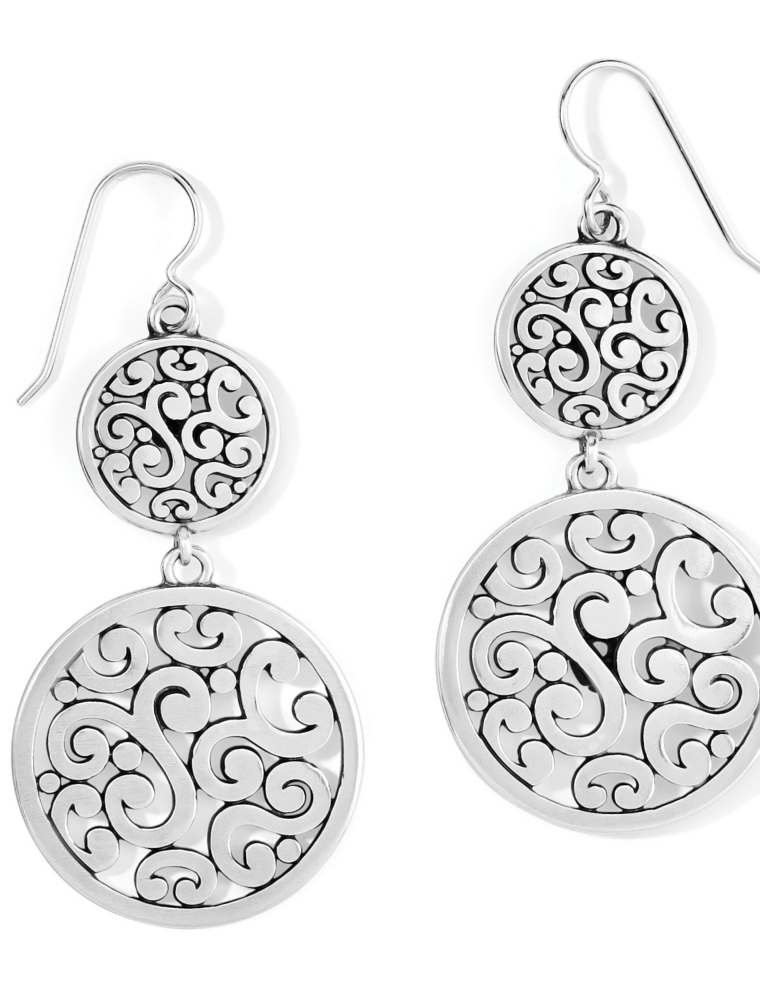 BRIGHTON Contempo Medallion Duo French Wire Earrings