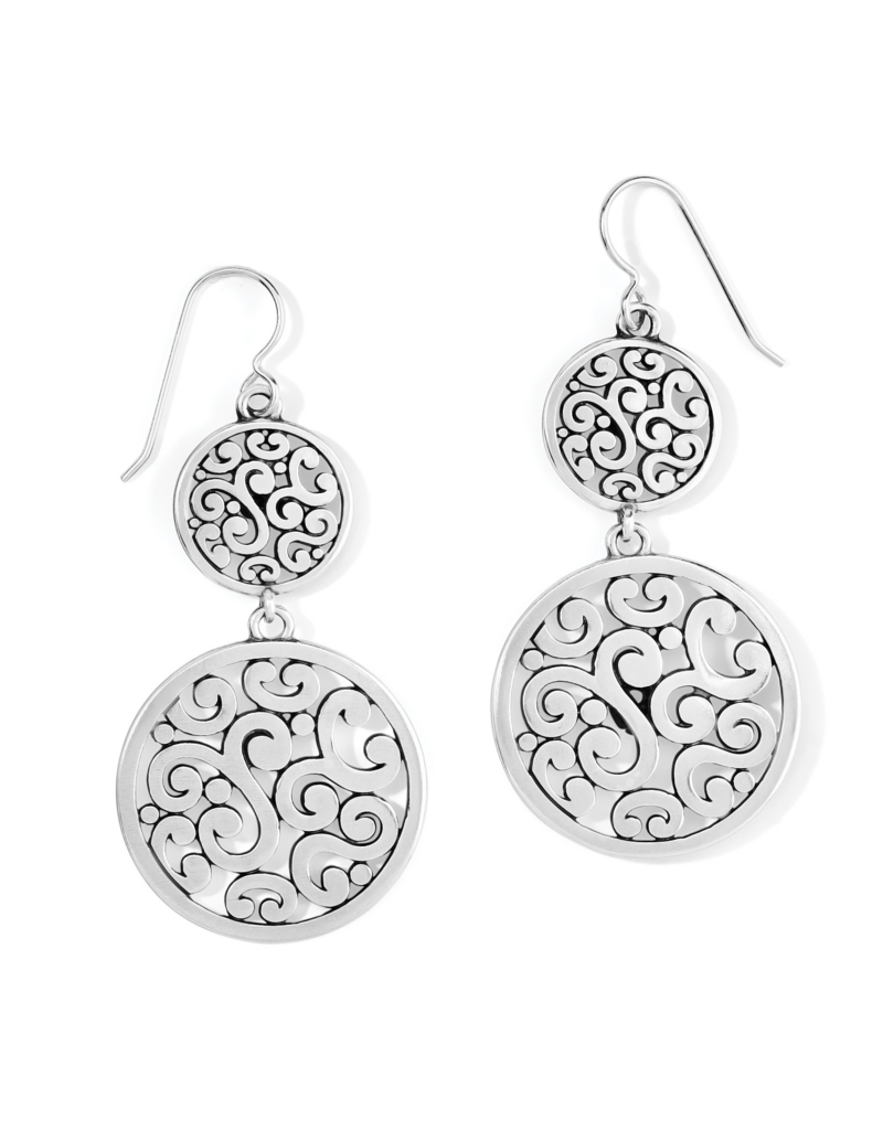 BRIGHTON Contempo Medallion Duo French Wire Earrings