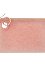 Large Silicone Pouch in Rose Gold Confetti Large Silicone Pouch in Rose Gold Confetti
