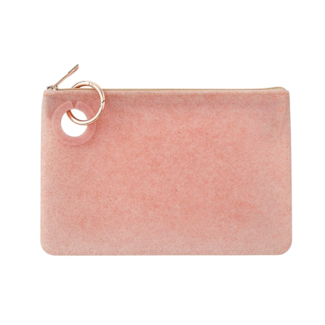 OVENTURE Large Silicone Pouch in Rose Gold Confetti