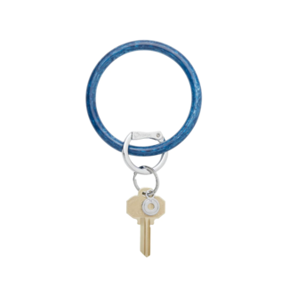 OVENTURE Resin Big O Key Ring in Mind Blowing Blue