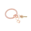 Puffy Heart Charm in Rose Gold