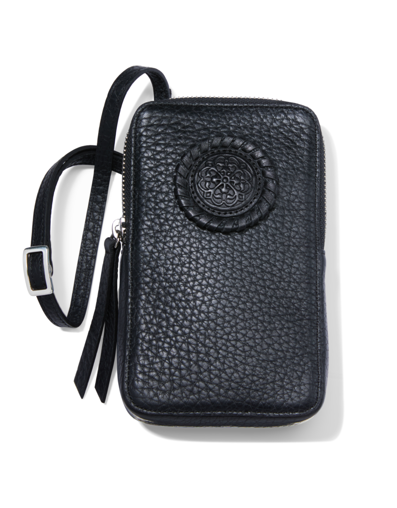 BRIGHTON Ferrara Zip Around Phone Organizer in Black