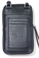 BRIGHTON Ferrara Zip Around Phone Organizer in Black