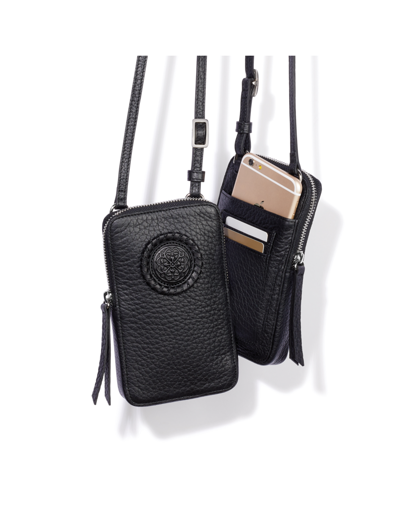 BRIGHTON Ferrara Zip Around Phone Organizer in Black