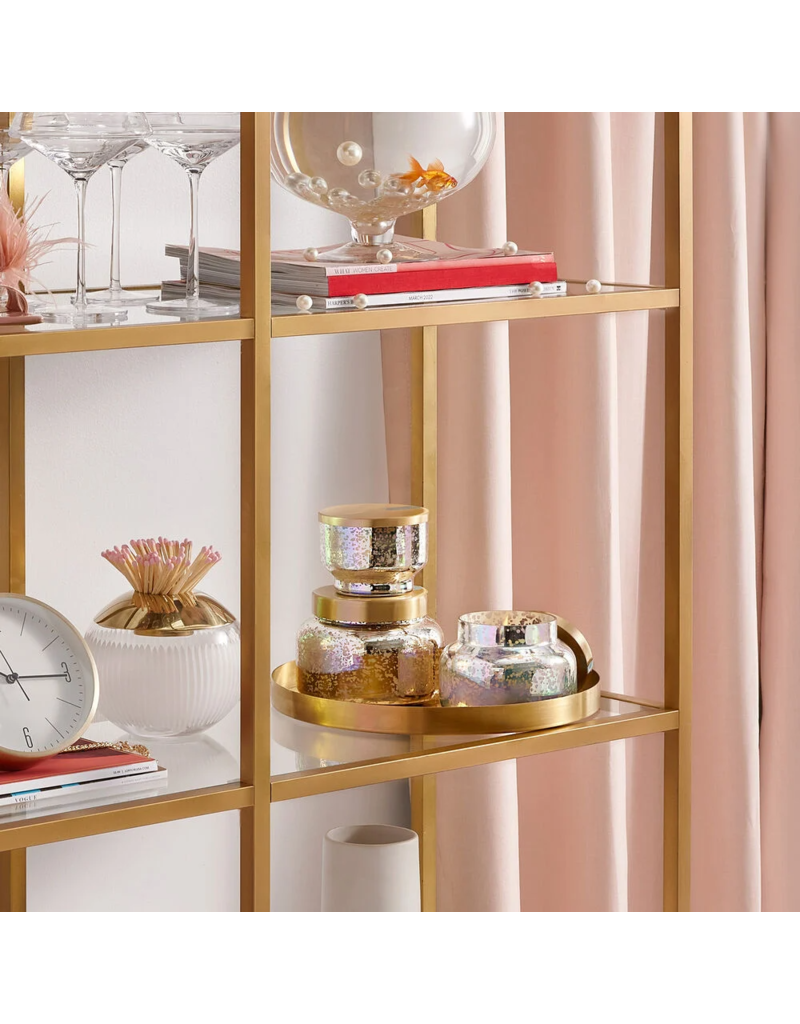 CAPRI BLUE Mercury Iridescent Signature Jar in Volcano