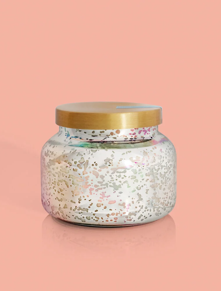 CAPRI BLUE Mercury Iridescent Signature Jar in Volcano