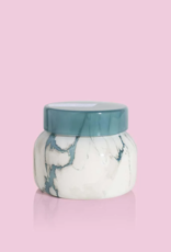 CAPRI BLUE Modern Marble Petite Jar in Volcano