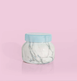 CAPRI BLUE Modern Marble Petite Jar in Blue Jean