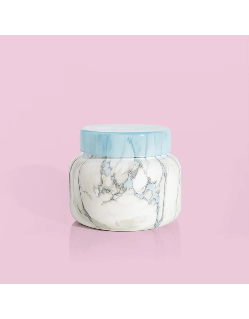 CAPRI BLUE Modern Marble Signature Jar in Blue Jean