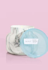 CAPRI BLUE Modern Marble Signature Jar in Blue Jean