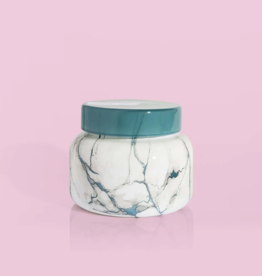 CAPRI BLUE Modern Marble Signature Jar in Volcano