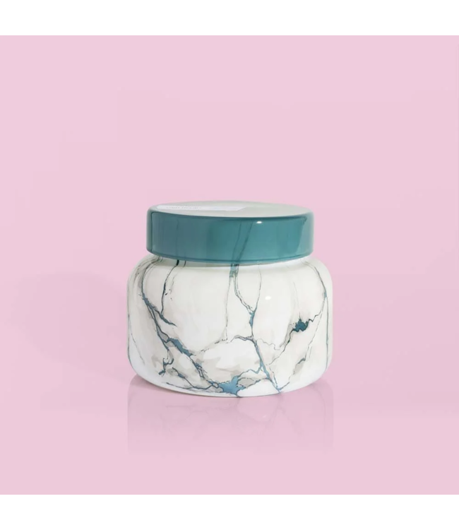 Modern Marble Signature Jar in Volcano