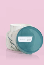 CAPRI BLUE Modern Marble Signature Jar in Volcano