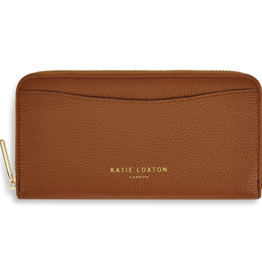 Cara Zip Around Wallet in Cognac