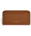 Cara Zip Around Wallet in Cognac