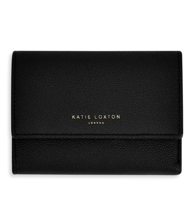 Casey Fold Over Wallet in Black