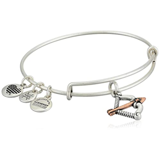 ALEX & ANI Cupids Arrow Charm Bangle