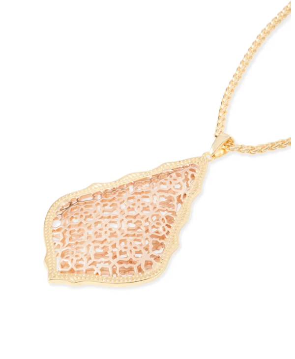 Kendra Scott Aiden Gold Long Pendant 