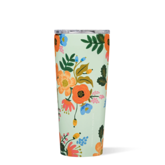 Corkcicle 16 oz Rifle Paper Co. Lively Floral Coffee Mug - Mint