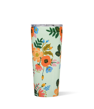 CORKCICLE Rifle Paper Co. Mint Lively Floral Tumbler 24oz