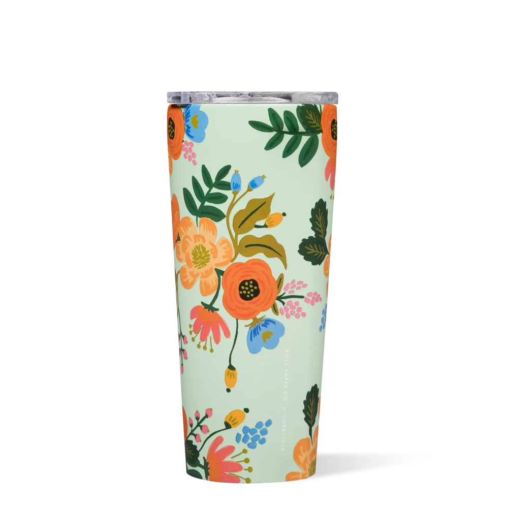 Corkcicle Coffee Mug - Rifle Paper Co. Lively Floral Cream - 16oz