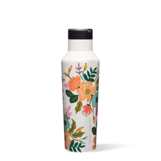 CORKCICLE Rifle Paper Co. Cream Lively Floral Sport Canteen 20oz