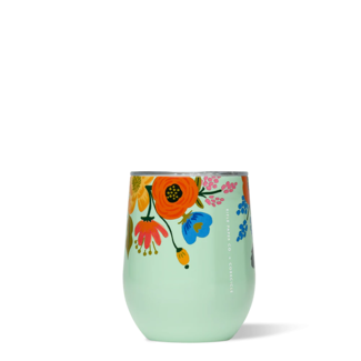 CORKCICLE Rifle Paper Co. Mint Lively Floral Stemless 12oz