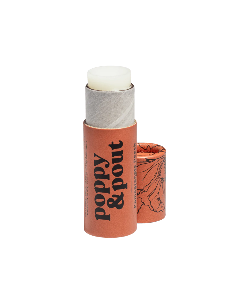POPPY & POUT Pomegranate Peach Lip Balm