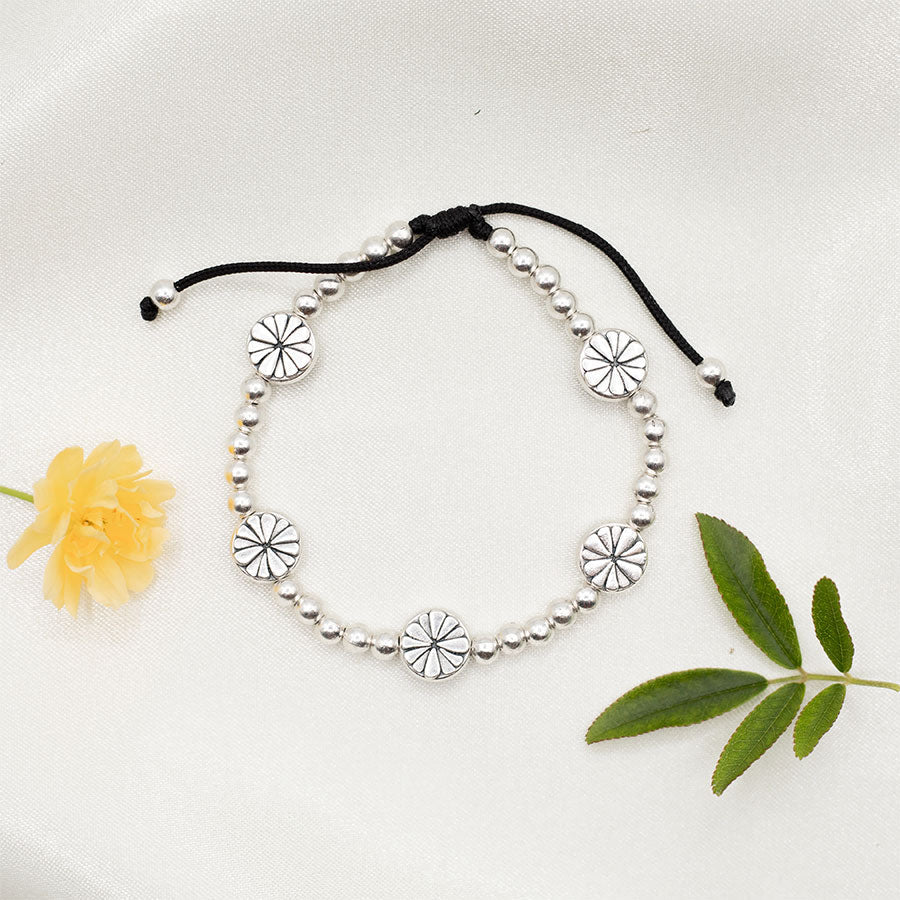 Be Kind Humankind Silver Morning Mantra Bracelet Her Hide Out