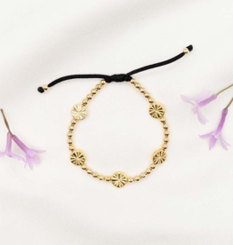 Gold Morning Mantra Bracelet