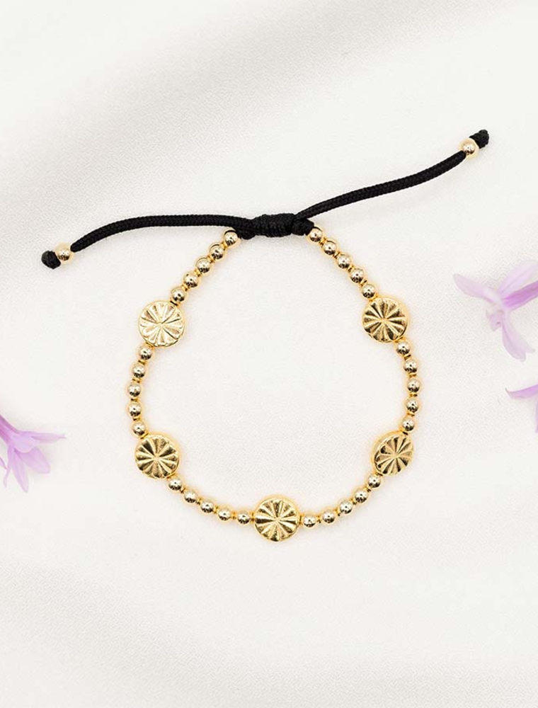 Gold Morning Mantra Bracelet