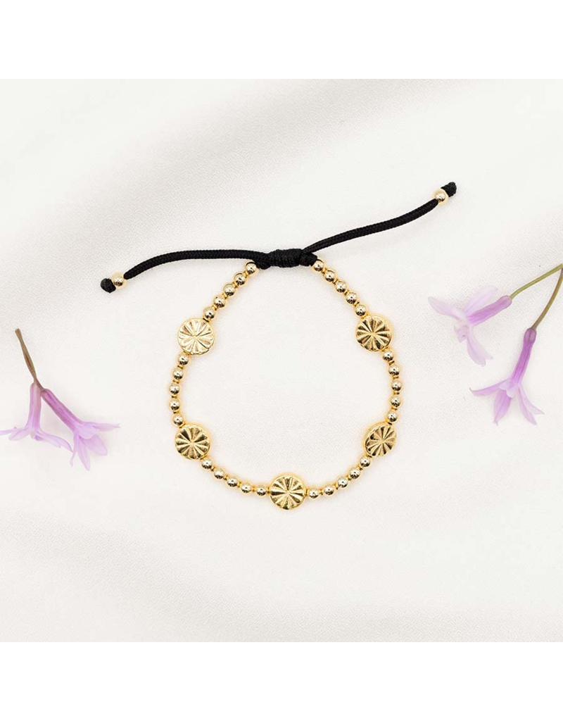 Gold Morning Mantra Bracelet