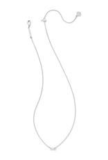 KENDRA SCOTT DESIGN Juliette Silver Pendant Necklace in White Crystal