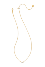 KENDRA SCOTT DESIGN Juliette Gold Pendant Necklace in White Crystal KENDRA SCOTT DESIGN Juliette Gold Pendant Necklace in White Crystal
