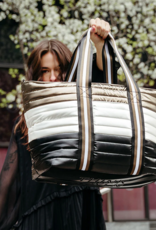 THINK ROYLN Colorblock Wingman Tote in Pyrite (Black Hardware)